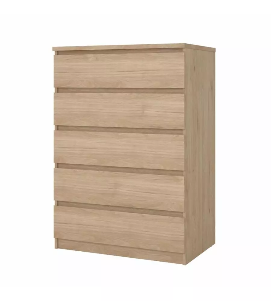 CASSETTIERA 5 CASSETTI "NAIA" LEGNO 77X50X111,3 CM