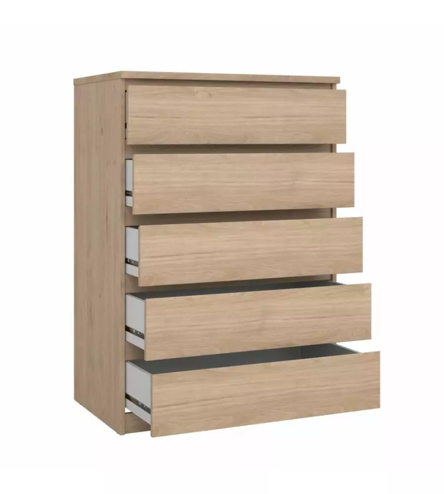 CASSETTIERA 5 CASSETTI "NAIA" LEGNO 77X50X111,3 CM