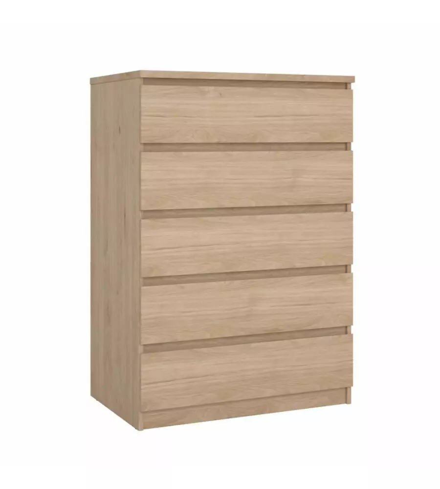CASSETTIERA 5 CASSETTI "NAIA" LEGNO 77X50X111,3 CM