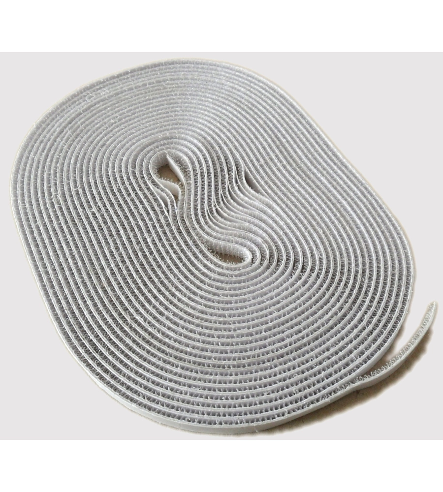 NASTRO ADESIVO CON VELCRO PER ZANZARIERE 6,6 M
