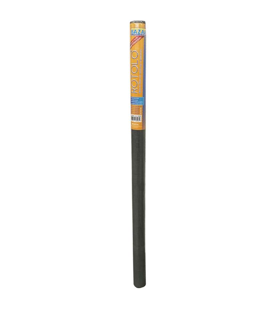 ZANZARIERA A ROTOLO IN FIBRA DI VETRO GRIGIO 80X250 CM
