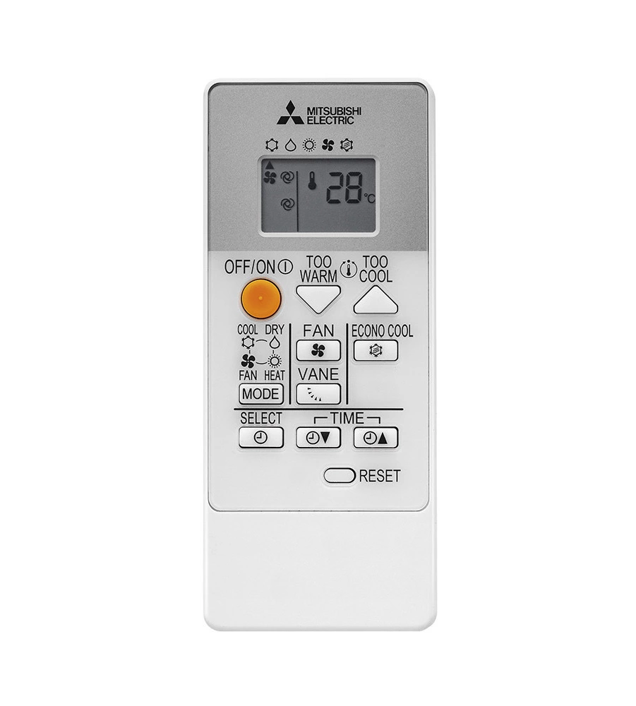 CLIMATIZZATORE CALDO FREDDO MITSUBISHI LINEA SMART SERIE M POMPA DI CALORE "MSZ-DW35VFKIT" MONOSPLIT E UNITÀ ESTERNA 12000 BTU