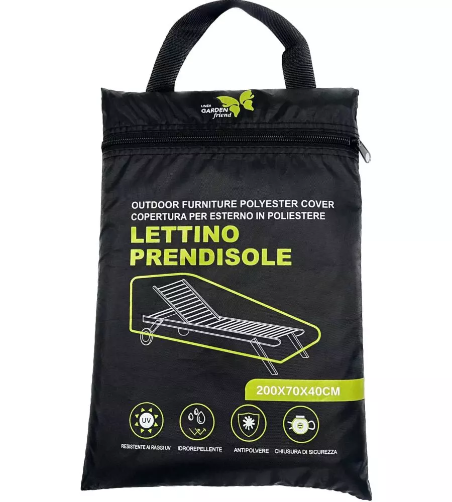 TELO DI COPERTURA PER LETTINO PRENDISOLE 200X70X40 CM