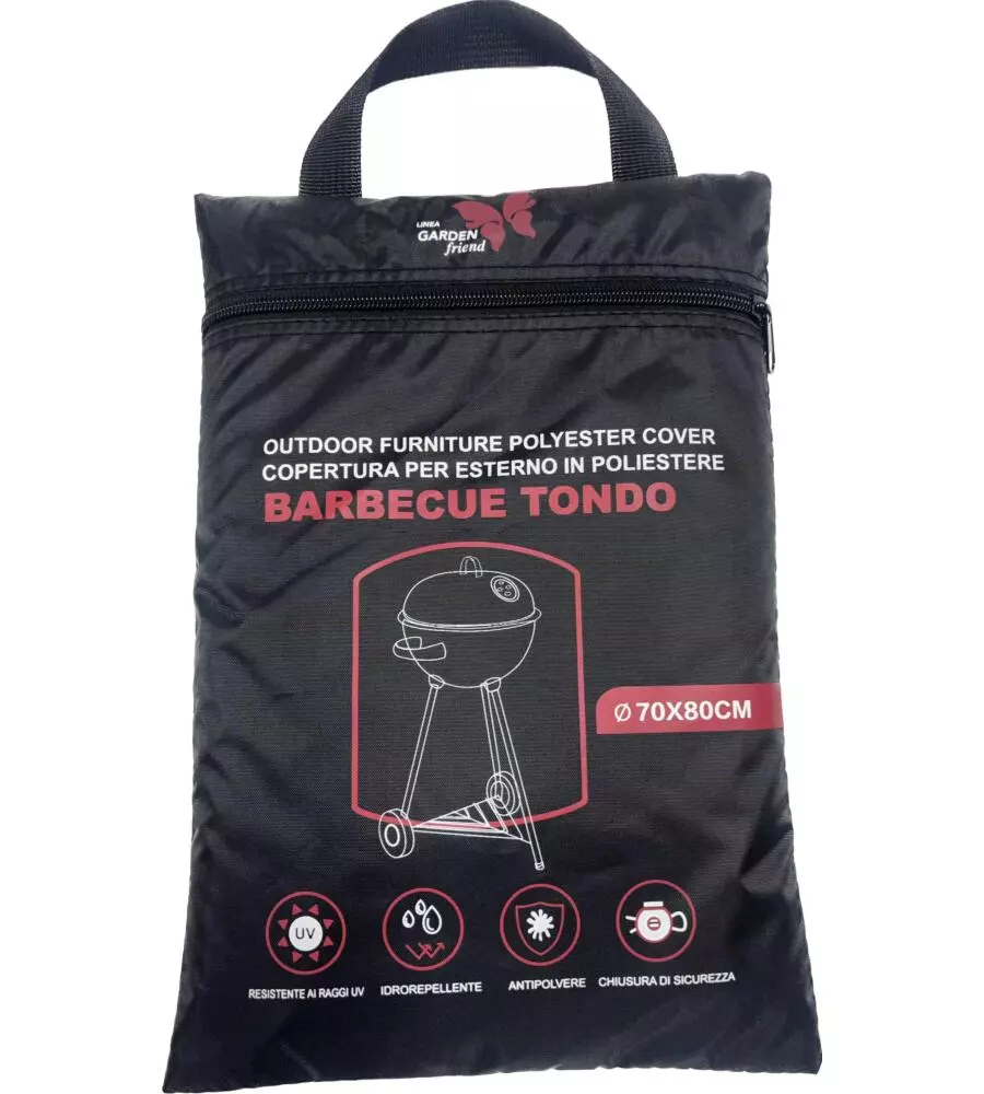 TELO DI COPERTURA PER BARBECUE ROTONDO ESSENZA 70X80 CM