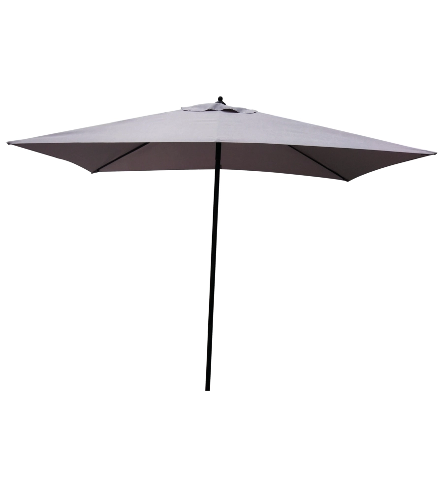 OMBRELLONE DA GIARDINO RETTANGOLARE ESSENZA PUSH UP IN POLIESTERE GRIGIO 2X3 MT