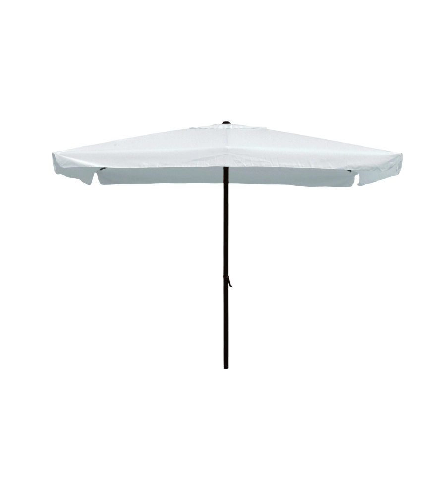 OMBRELLONE DA GIARDINO RETTANGOLARE ESSENZA IN POLIESTERE BIANCO 2X3 MT