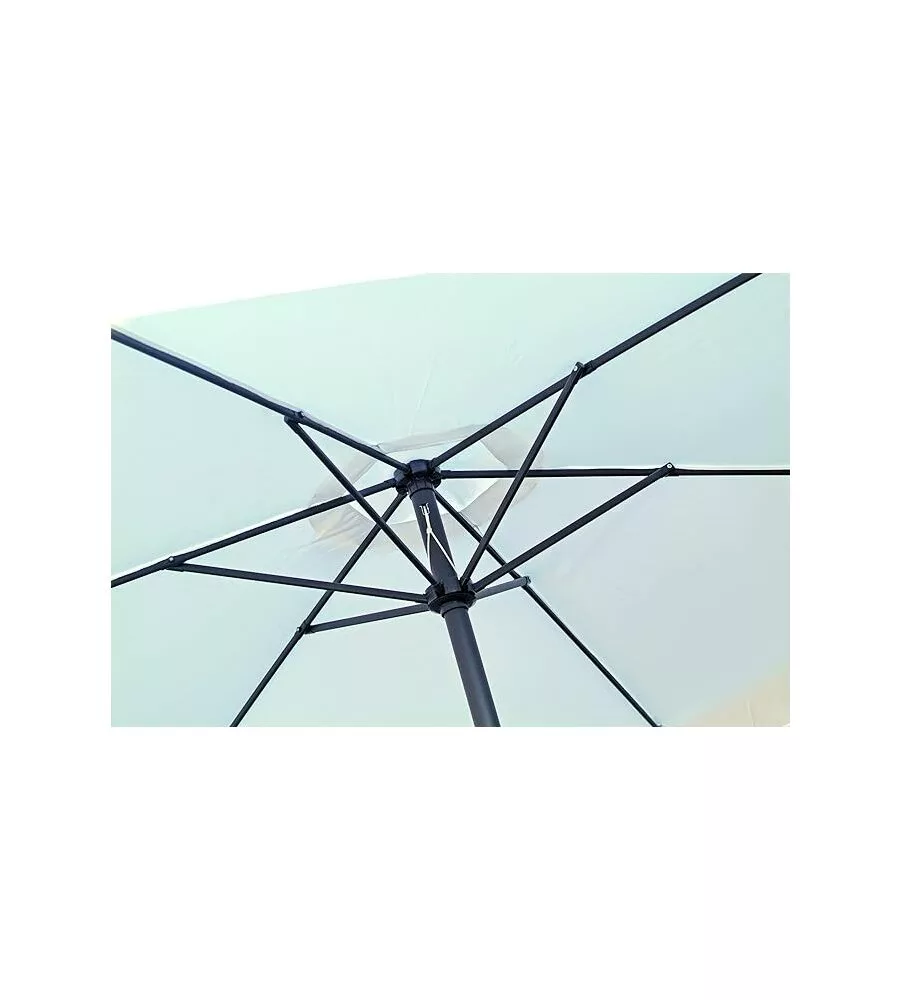 OMBRELLONE DA GIARDINO RETTANGOLARE ESSENZA IN POLIESTERE BIANCO 2X3 MT