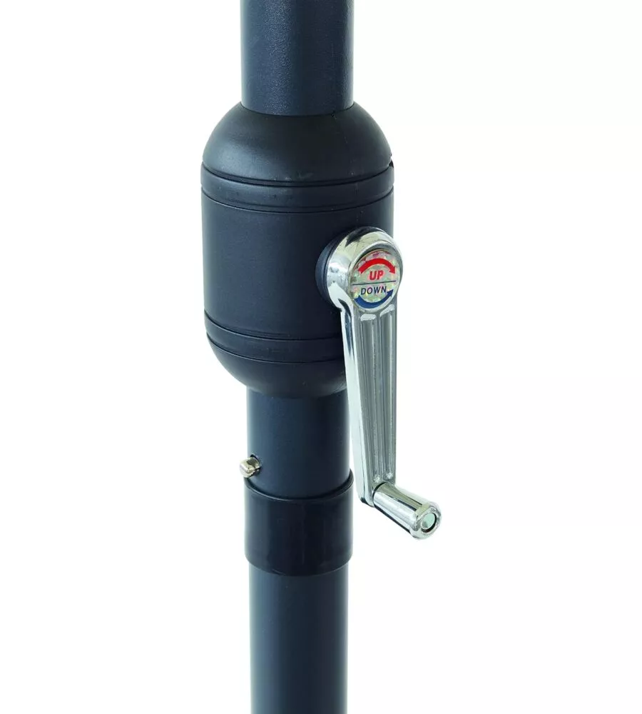 OMBRELLONE DA GIARDINO RETTANGOLARE ESSENZA IN POLIESTERE BIANCO 2X3 MT