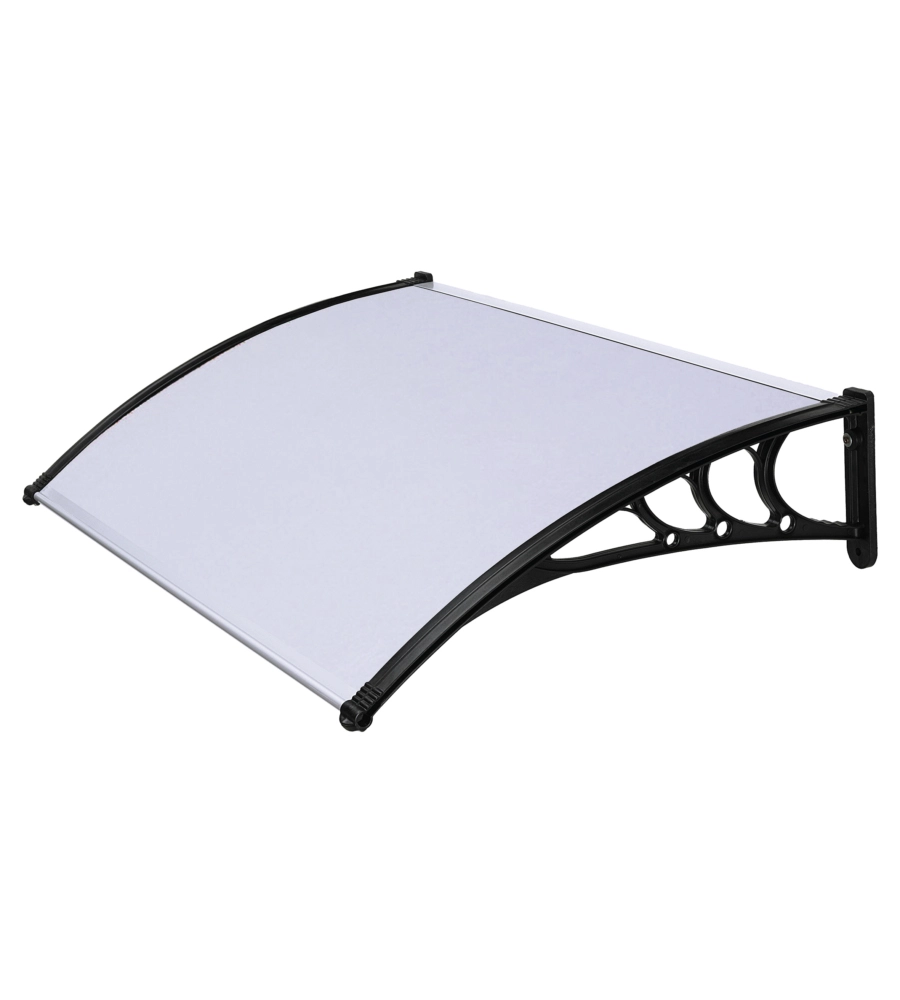 PENSILINA ESSENZA IN POLICARBONATO SATINATO NERO 100X150 CM