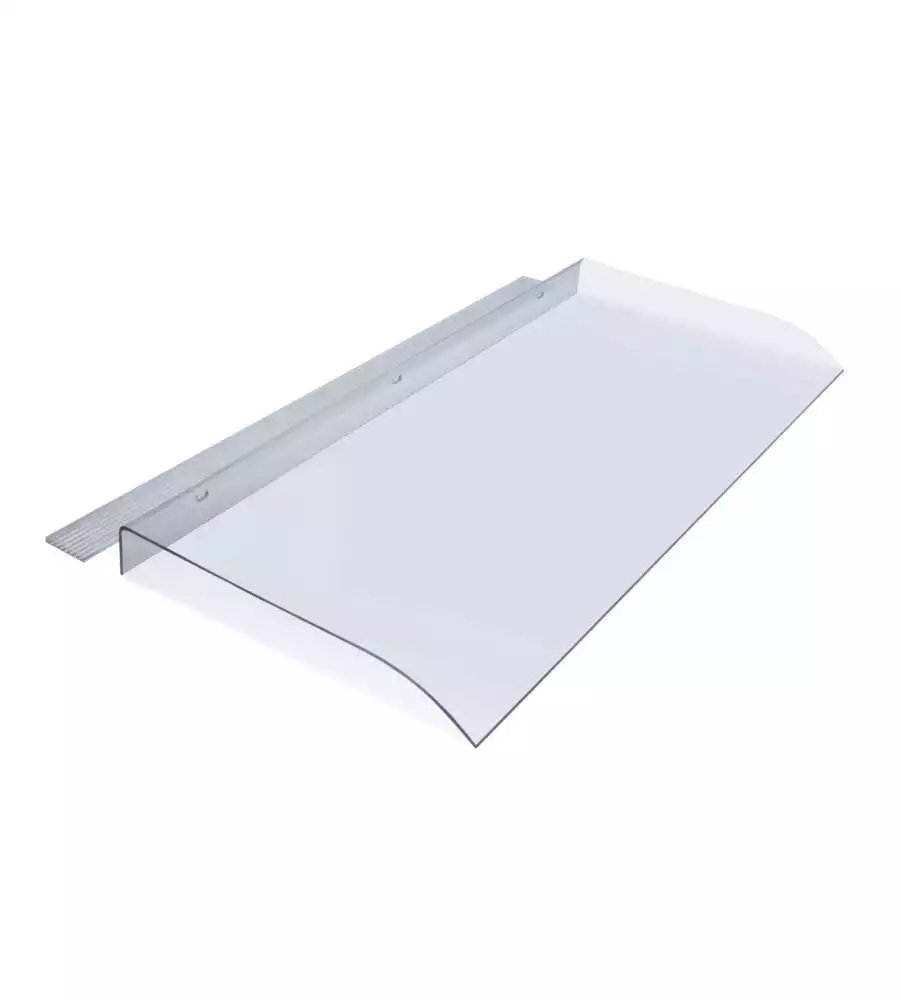 PENSILINA ESSENZA IN POLICARBONATO TRASPARENTE 120X44,5 CM