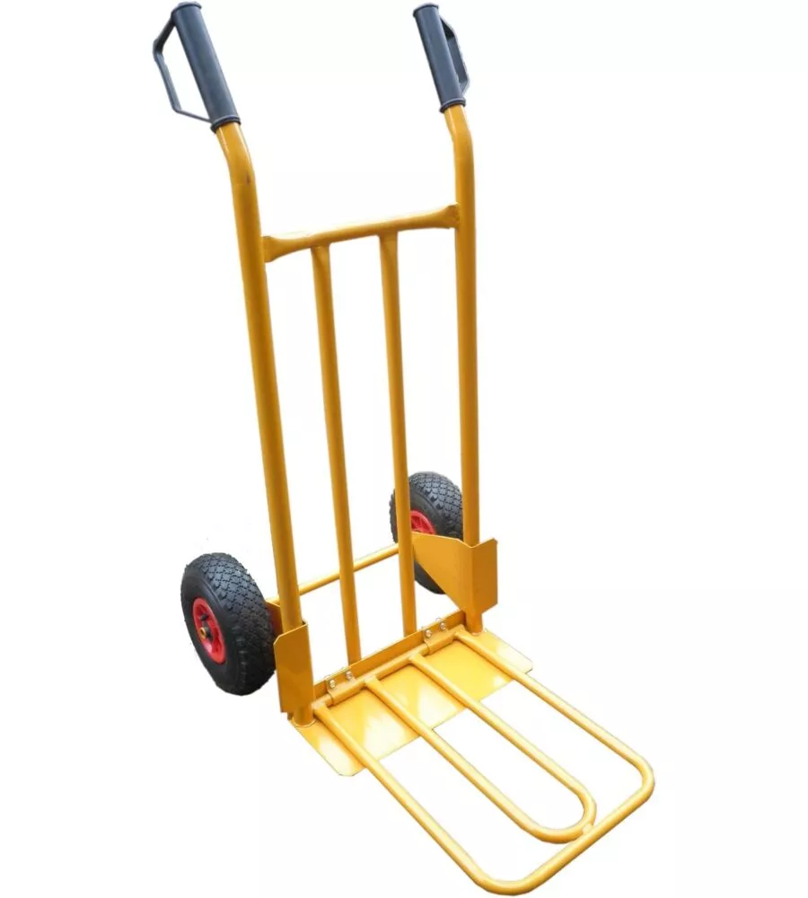 CARRELLO TRASPORTO ESSENZA IN ACCIAIO PORTATA 300 KG 56x46x110 CM