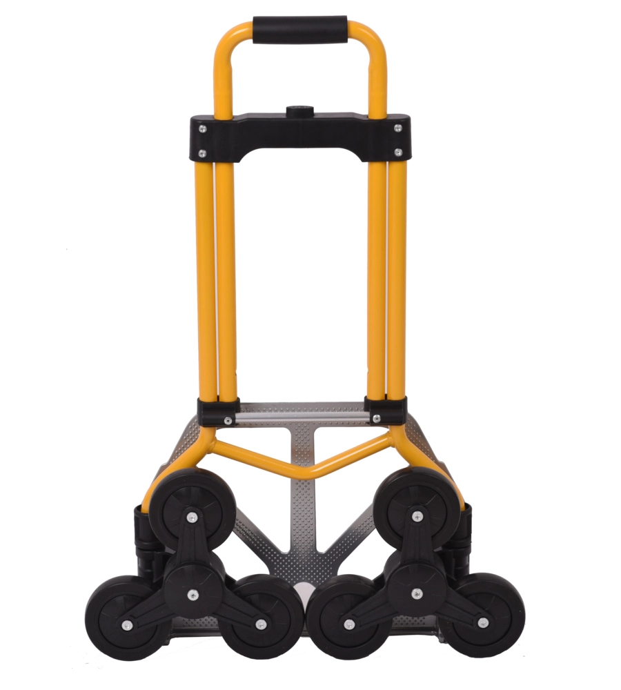 CARRELLO SALISCALE PIEGHEVOLE ESSENZA IN ACCIAIO PORTATA 70 KG 50,5X42X100 CM