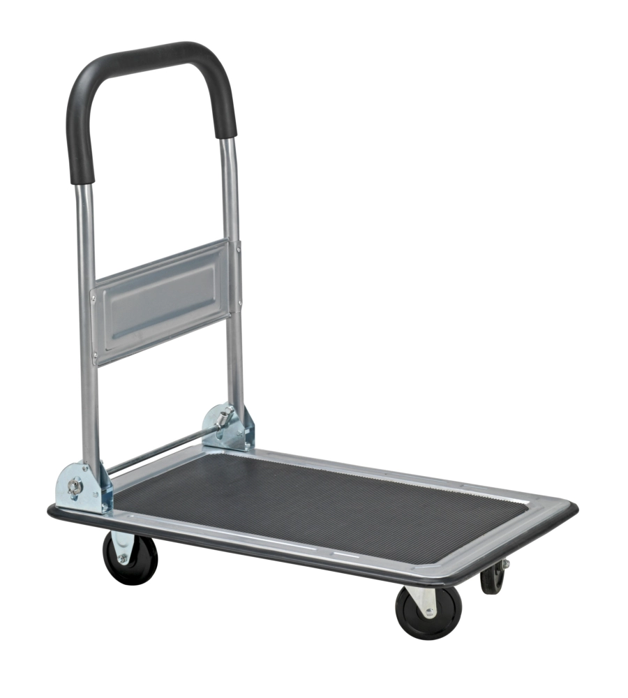 CARRELLO TRASPORTO PIATTO ESSENZA IN ACCIAIO PORTATA 150 KG 73X47X83 CM