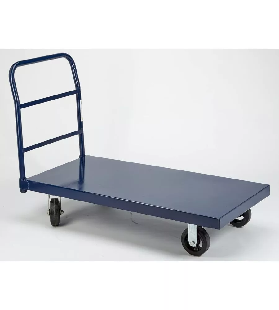 CARRELLO TRASPORTO ESSENZA IN ACCIAIO PORTATA 500 KG 121x60x90 CM