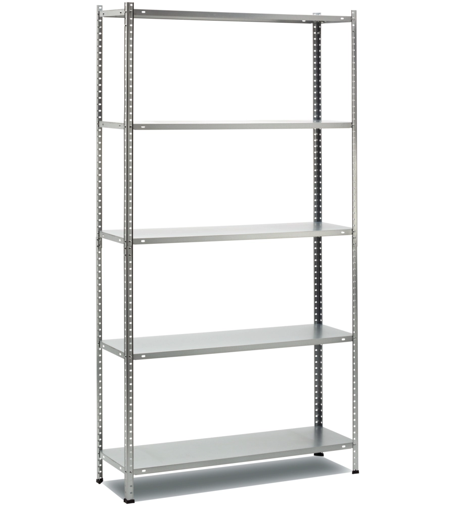 SCAFFALE ESSENZA IN METALLO 5 RIPIANI 100X30X187 CM