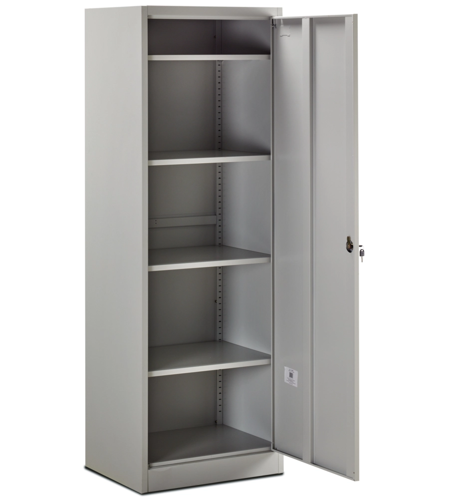 ARMADIETTO TUTTOPIANI ESSENZA IN METALLO 4 MENSOLE 61,5X49X180 CM
