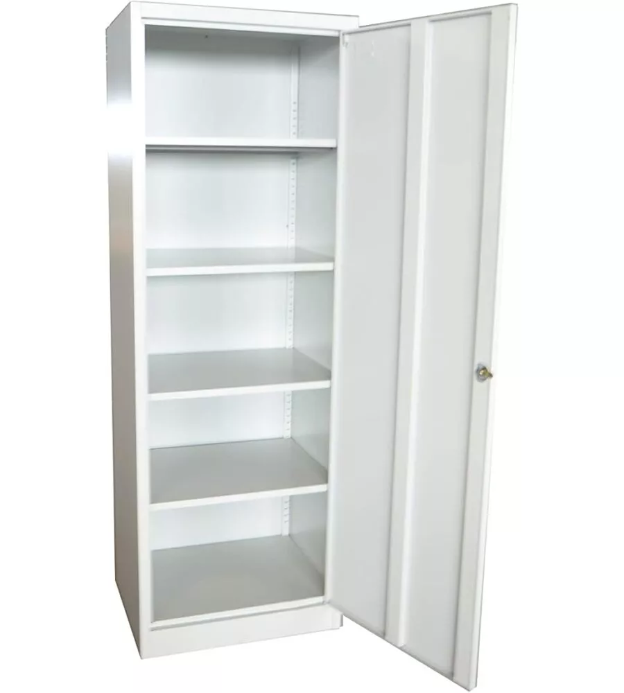 ARMADIETTO TUTTOPIANI ESSENZA IN METALLO 4 MENSOLE 61,5X49X180 CM