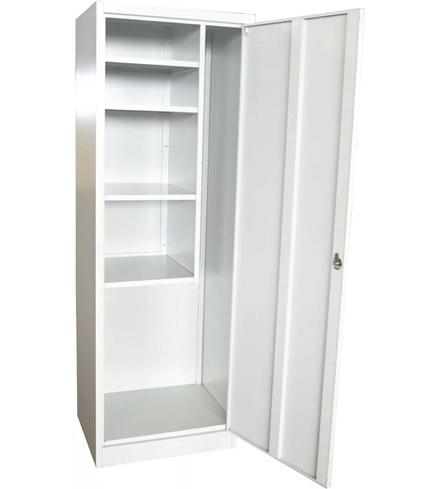 ARMADIETTO PORTASCOPE ESSENZA IN METALLO 4 RIPIANI 49X61,5X180 CM