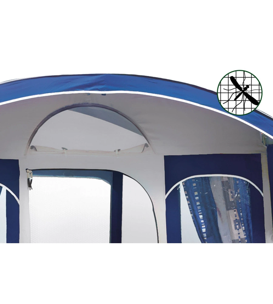 TENDA CUCINA DA CAMPEGGIO CON TETTO ARCUATO BRUNNER "CAMP INN" 220X160X195/220 CM