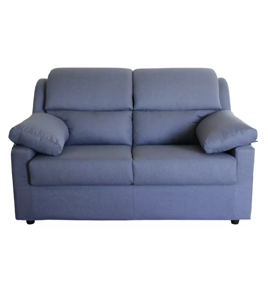 DIVANO 2 POSTI BELLAHOME "FIRENZE" AVIO TESSUTO SFODERABILE E ANTIMACCHIA, 150X95X93 CM