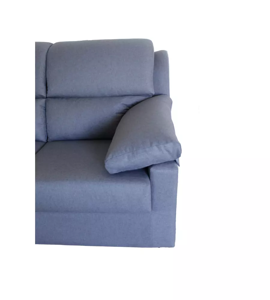 DIVANO 2 POSTI BELLAHOME "FIRENZE" AVIO TESSUTO SFODERABILE E ANTIMACCHIA, 150X95X93 CM