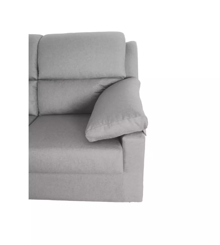 DIVANO 2 POSTI BELLAHOME "FIRENZE" BEIGE TESSUTO SFODERABILE E ANTIMACCHIA, 150X95X93 CM
