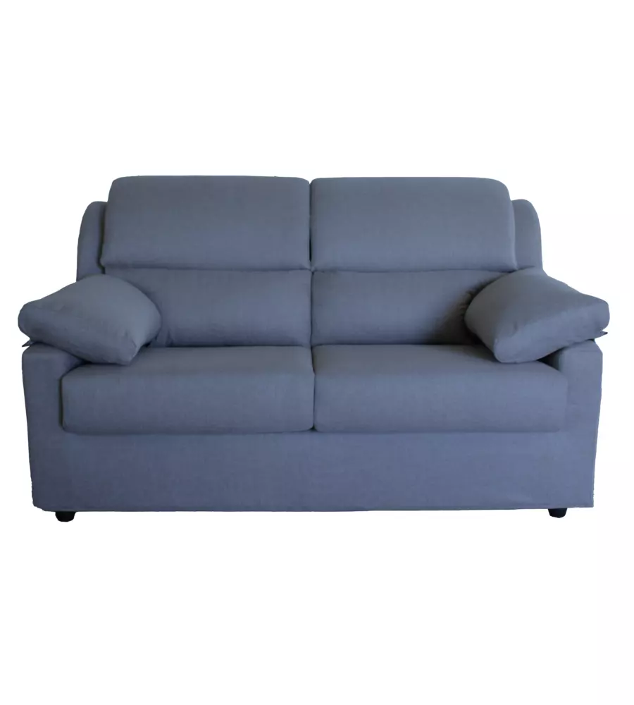 DIVANO 2 POSTI MAXI BELLAHOME "FIRENZE" AVIO TESSUTO SFODERABILE E ANTIMACCHIA, 170X95X93 CM
