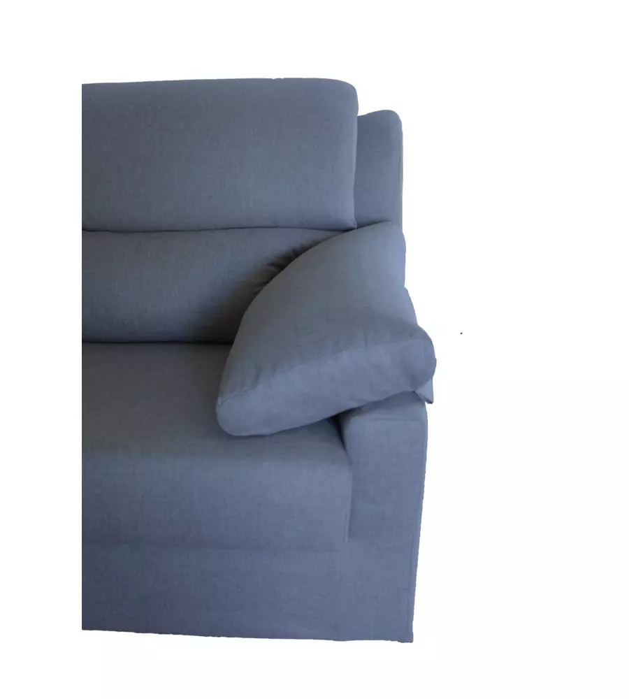 DIVANO 2 POSTI MAXI BELLAHOME "FIRENZE" AVIO TESSUTO SFODERABILE E ANTIMACCHIA, 170X95X93 CM