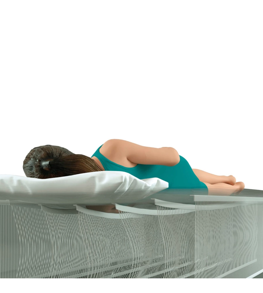 MATERASSO SINGOLO AUTOGONFIANTE INTEX "AIRBED DURA-BEAM MID-RISE COMFORT" AZZURRO CON POMPA USB INCORPORATA 99X191X36 CM - COD. 64157
