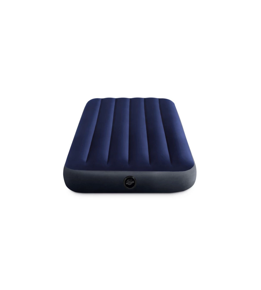 MATERASSO SINGOLO GONFIABILE INTEX "AIRBED DURA-BEAM STANDARD CLASSIC DOWNY" BLU 99X191X25 CM - COD. 64757