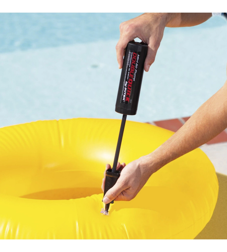 POMPA MANUALE INTEX "DOUBLE QUICK MINI" 1 UGELLO 29 CM - COD. 69613