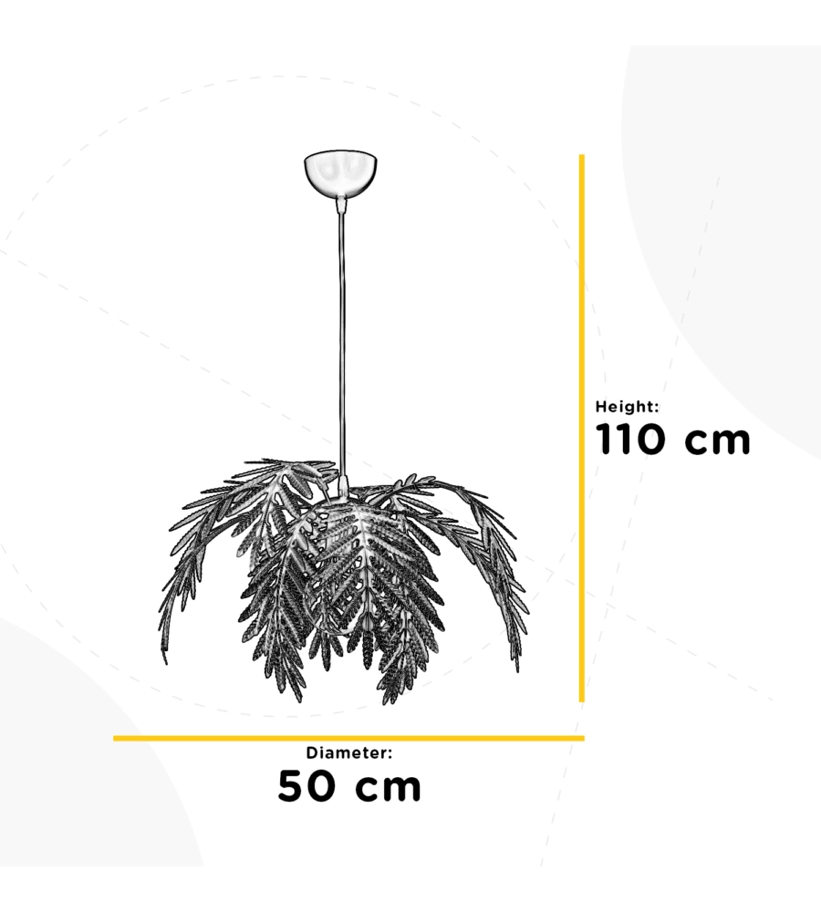 LAMPADARIO ONLI "DUBAI" 1 LUCE, E27