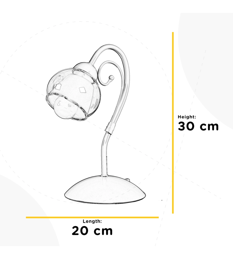 LAMPADA DA TAVOLO ONLI "CAMILLA", E14