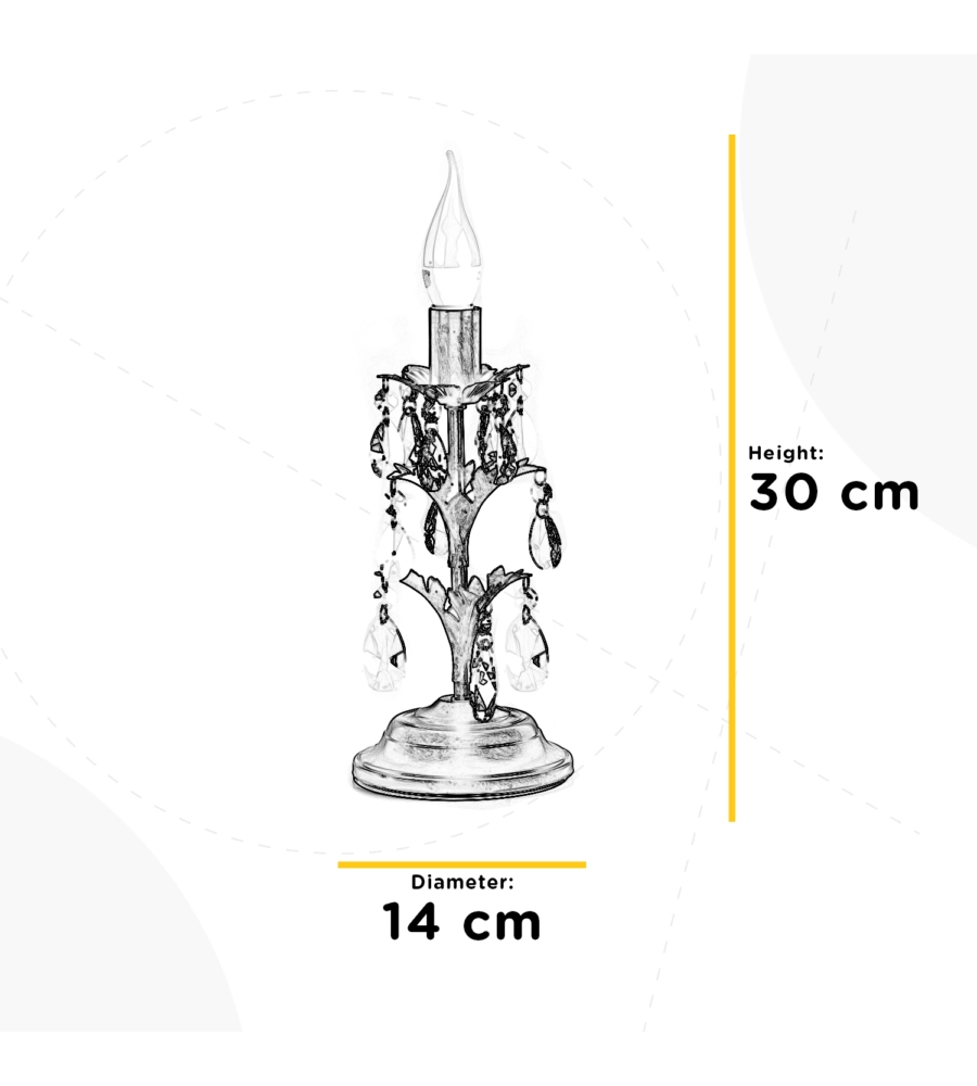 LAMPADA DA TAVOLO ONLI "KATE", E14
