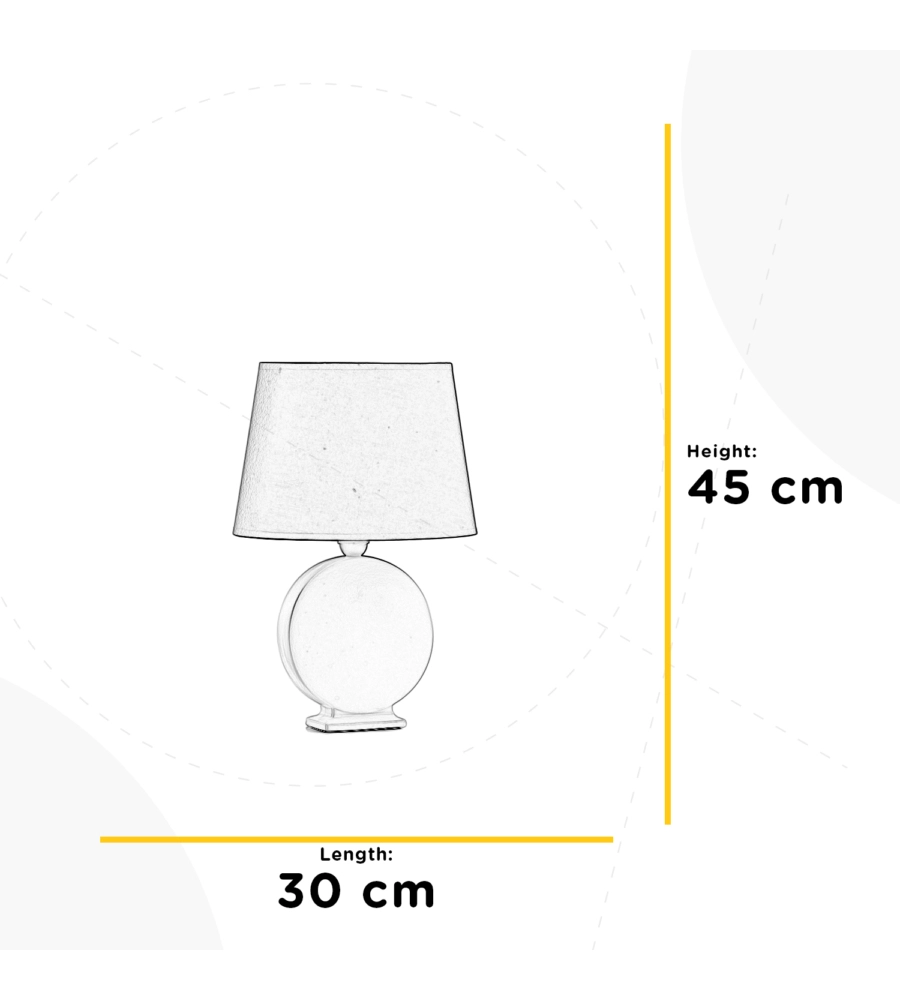 LAMPADA DA TAVOLO ONLI "CERAMICA ZEN", E27