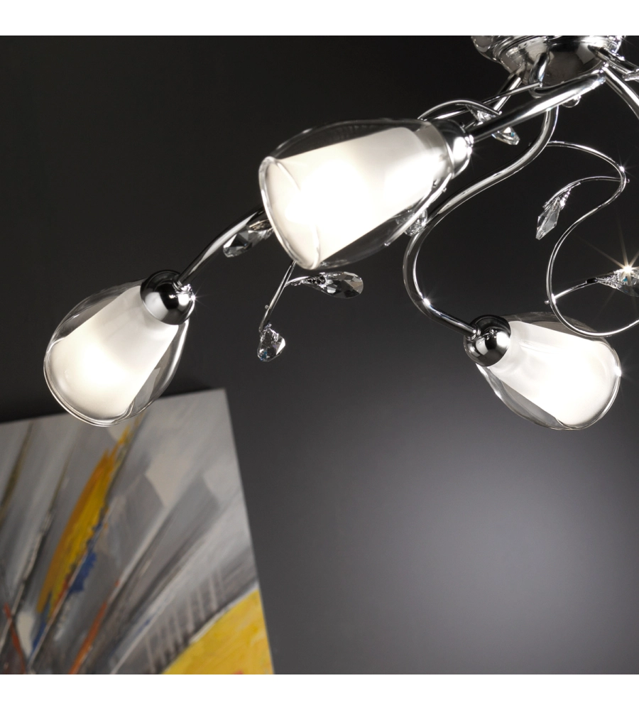 LAMPADARIO ONLI "SHARON" 5 LUCI, E14