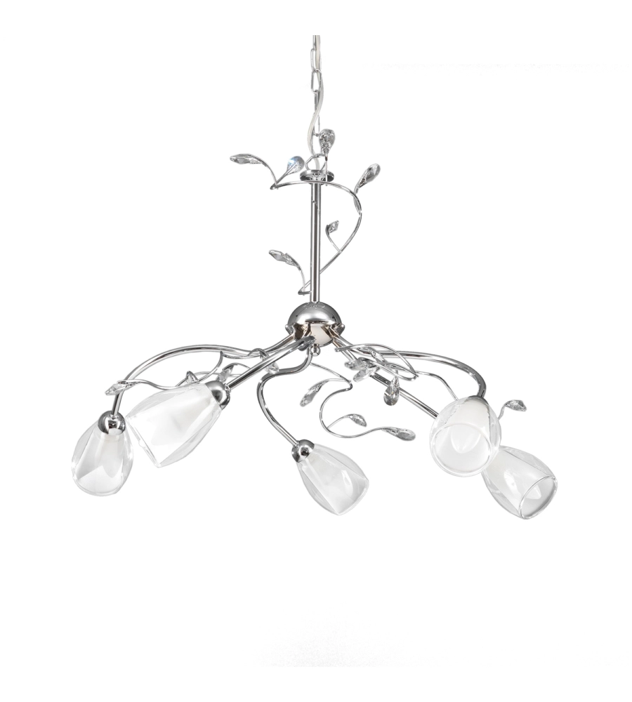 LAMPADARIO ONLI "SHARON" 5 LUCI, E14