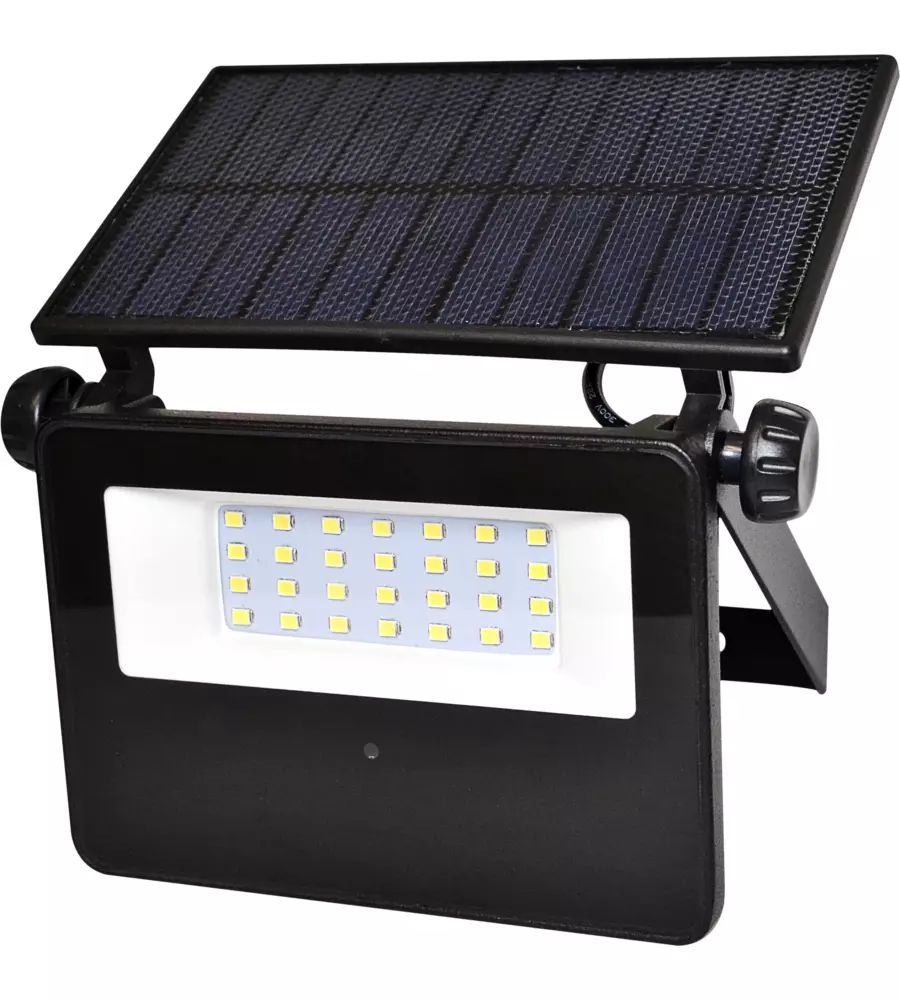 FARO DA MURO LED SOLARE CREPUSCOLARE, 12 W 5000 K
