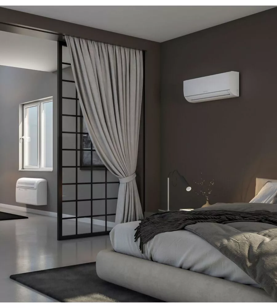 CLIMATIZZATORE CALDO FREDDO OLIMPIA SPLENDID  POMPA DI CALORE "UNICO TWIN" UNITÀ MASTER E UNITÀ WALL 18000 BTU