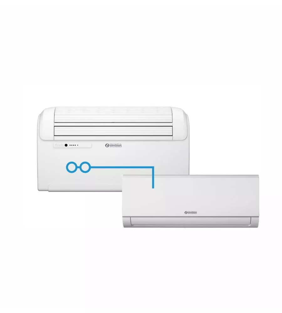 CLIMATIZZATORE CALDO FREDDO OLIMPIA SPLENDID  POMPA DI CALORE "UNICO TWIN" UNITÀ MASTER E UNITÀ WALL 18000 BTU