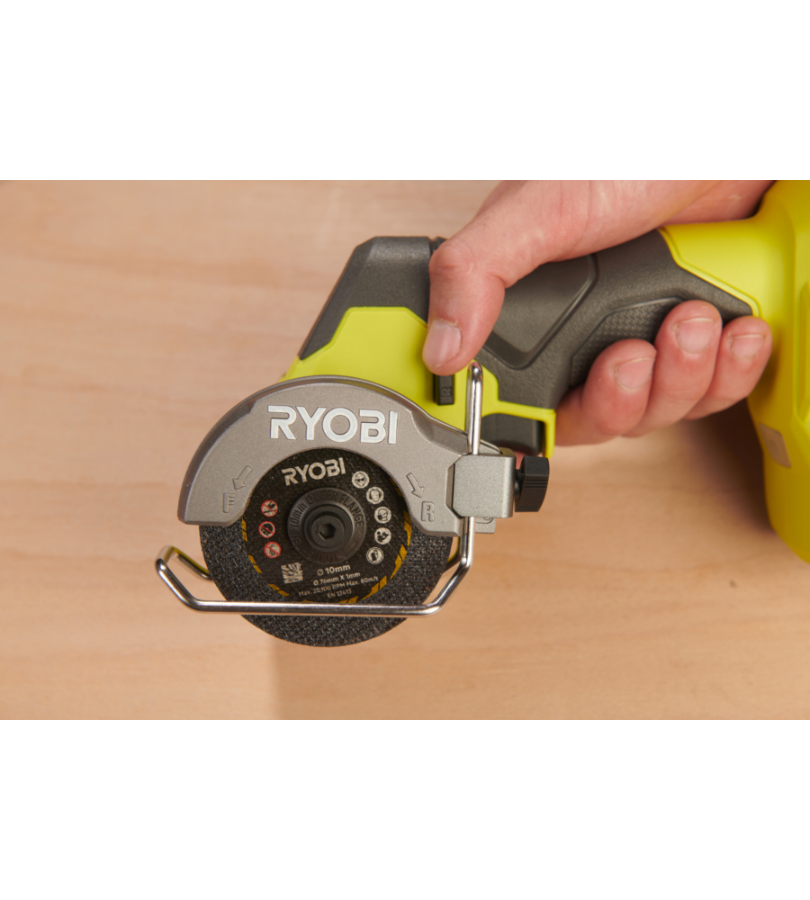 SMERIGLIATRICE COMPATTA RYOBI "RCT18BL-0" BRUSHLESS 18V - SOLO CORPO MACCHINA