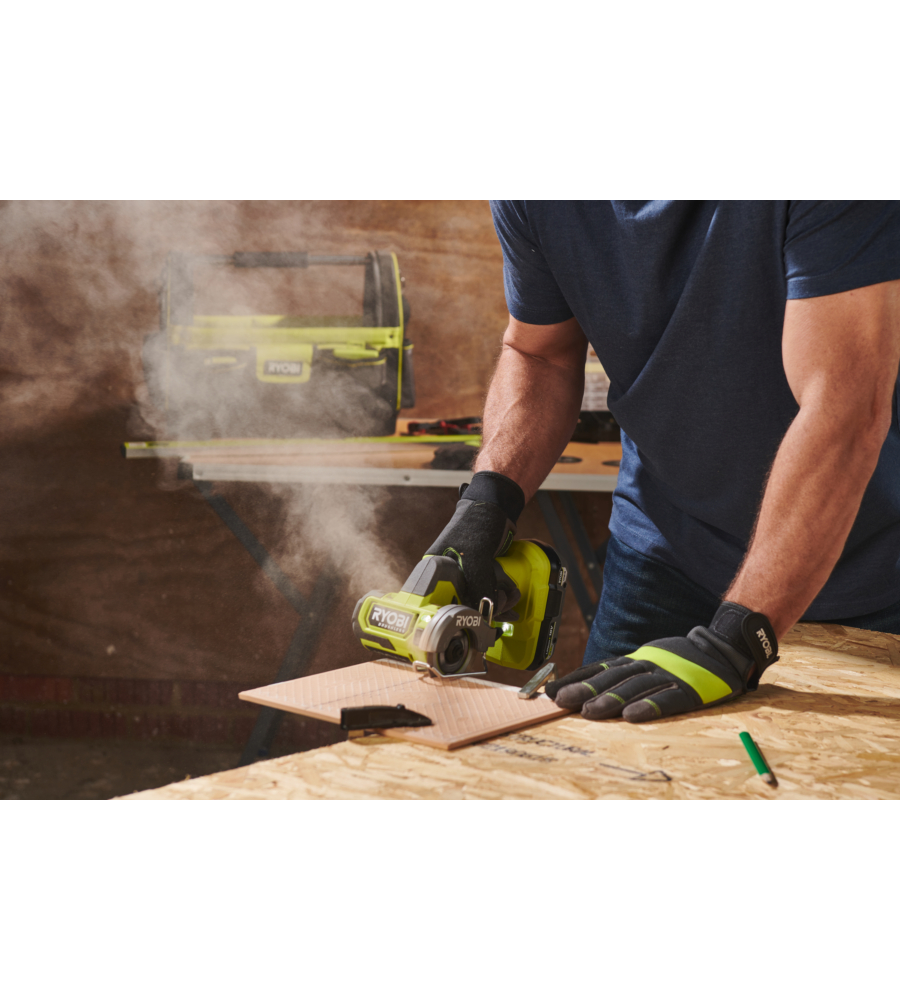SMERIGLIATRICE COMPATTA RYOBI "RCT18BL-0" BRUSHLESS 18V - SOLO CORPO MACCHINA