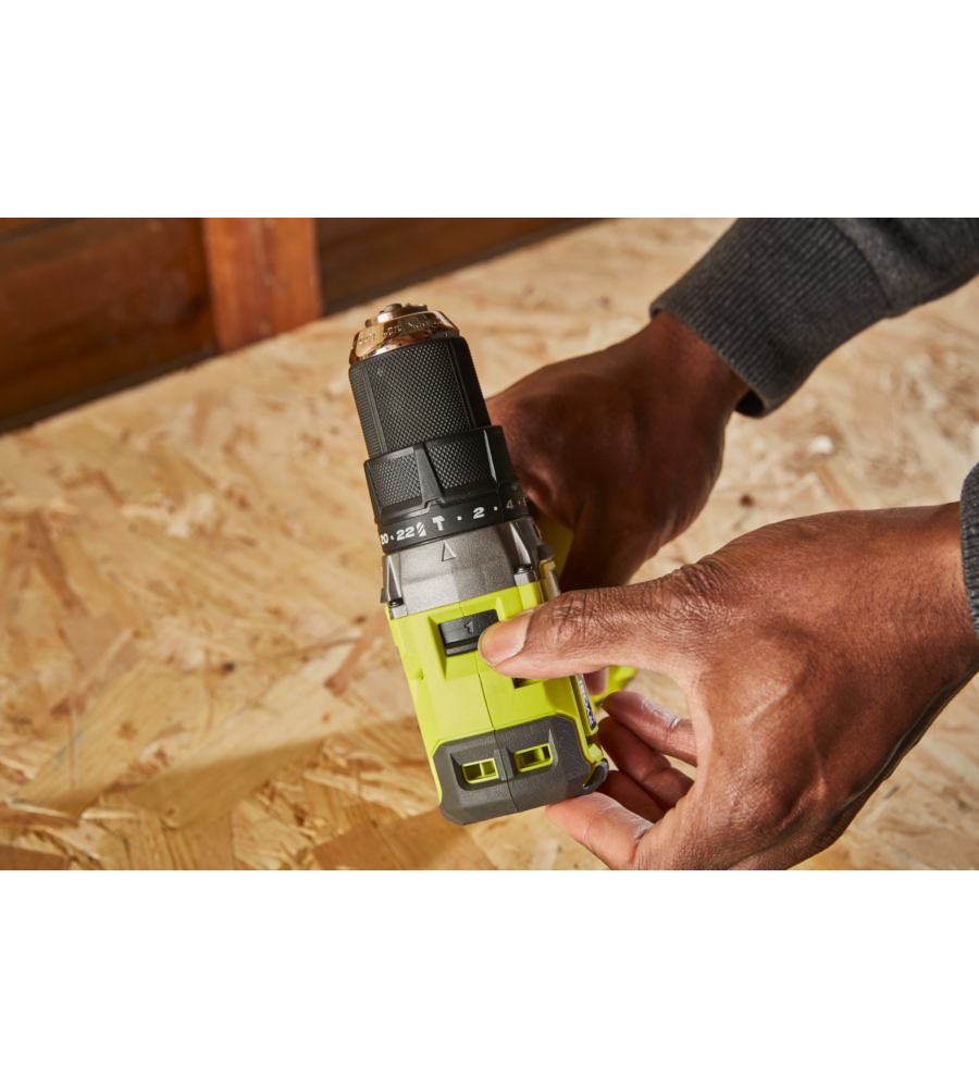 TRAPANO A PERCUSSIONE A BATTERIA RYOBI "RPD18BL1-0" 18V, SOLO CORPO MACCHINA