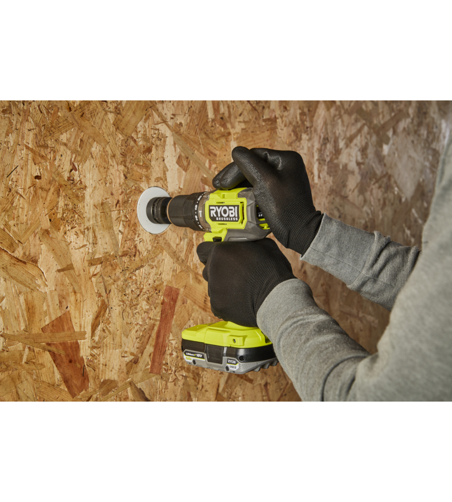 TRAPANO A PERCUSSIONE A BATTERIA RYOBI "RPD18BL1-0" 18V, SOLO CORPO MACCHINA