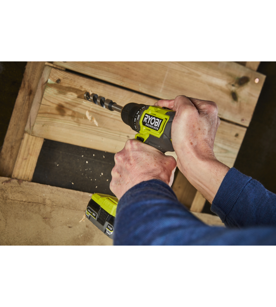 TRAPANO A PERCUSSIONE A BATTERIA RYOBI "RPD18BL1-0" 18V, SOLO CORPO MACCHINA