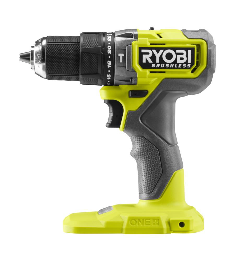 TRAPANO A PERCUSSIONE A BATTERIA RYOBI "RPD18BL1-0" 18V, SOLO CORPO MACCHINA