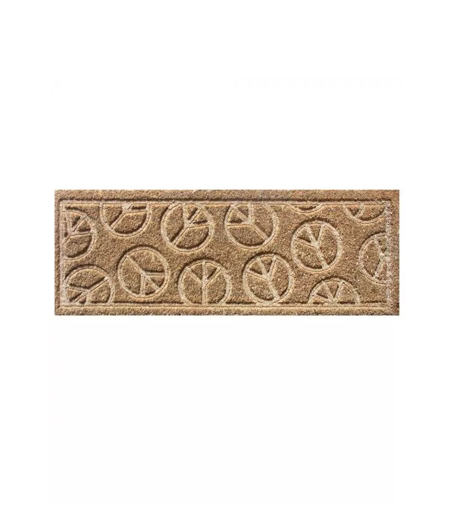 ZERBINO "OLMO" IN COCCO E FONDO IN PVC, 25X70 CM