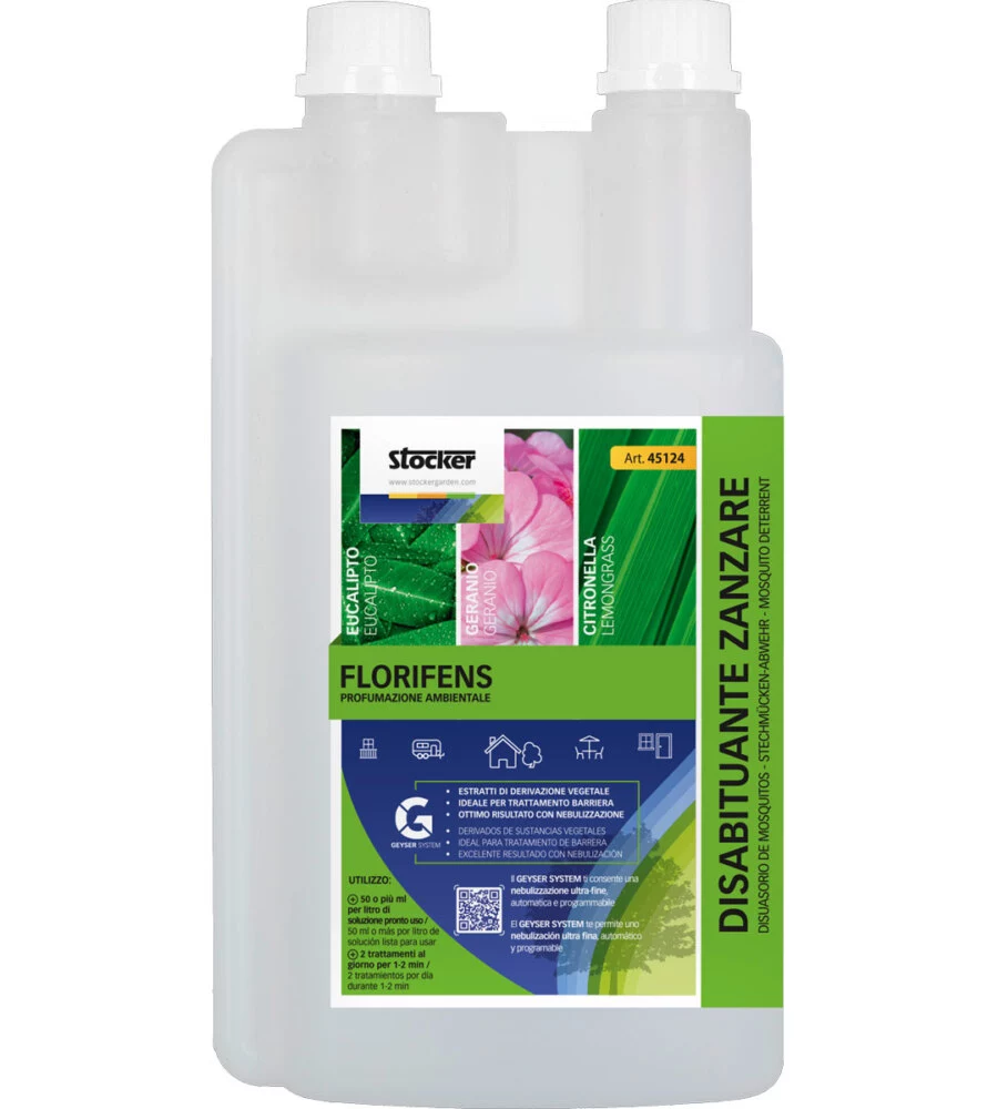 DISABITUANTE ZANZARE STOCKER "FLORIFENS" 1 LITRO