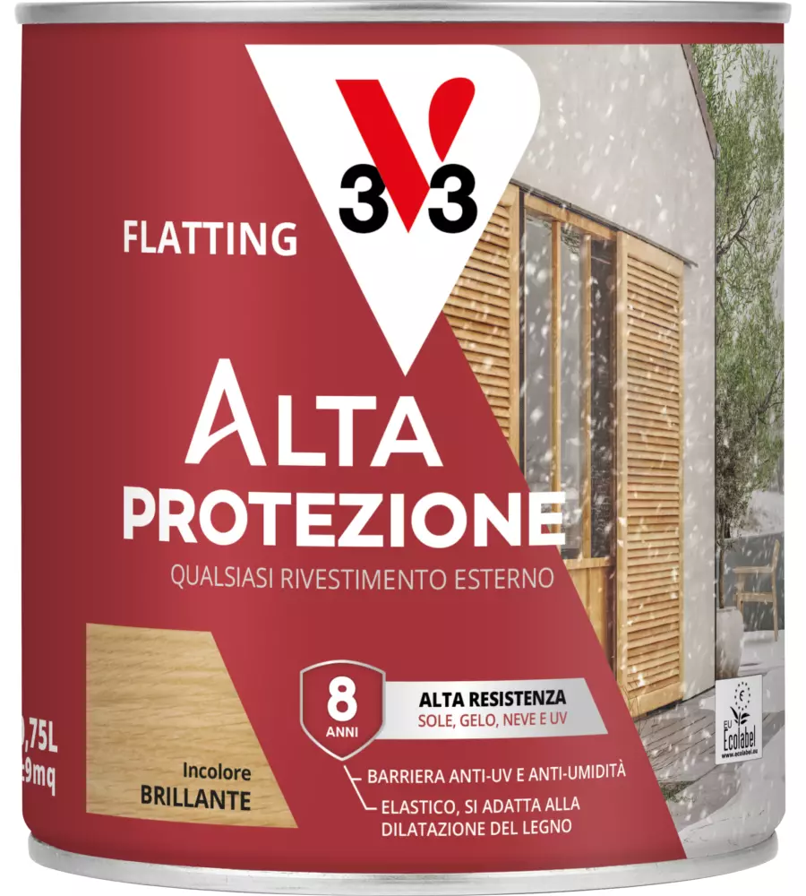 FLATTING AD ALTA PROTEZIONE V33 INCOLORE, 750 ML