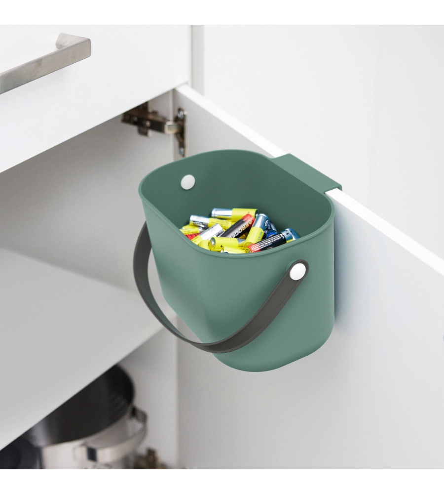 PATTUMIERA "ALBULA" COLORE VERDE DA 3 LITRI